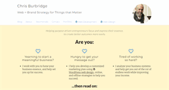 Desktop Screenshot of chrisburbridge.com