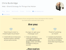 Tablet Screenshot of chrisburbridge.com
